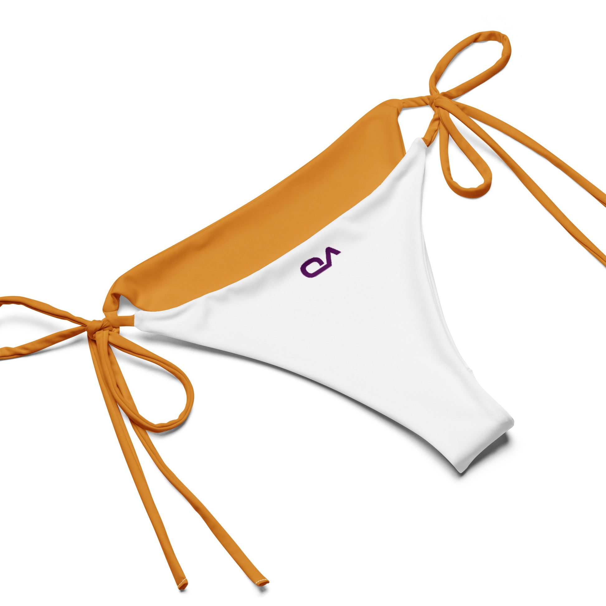 A stylish recycled string bikini made from eco-friendly materials, perfect for sustainable swimwear fashion and beachwear in the USA.